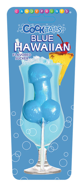 Blue Hawaiian Cocktail Sucker Little Genie