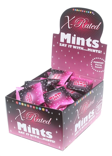 X-Rated Mints - 100 Piece p.o.p Display - 3.1g Bags Little Genie