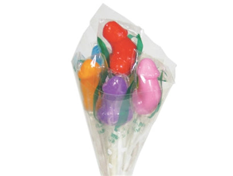 Candy Penis Bouquet - 12 Piece Display Little Genie