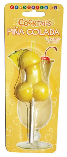 Pina Colada Cocktail Sucker Little Genie