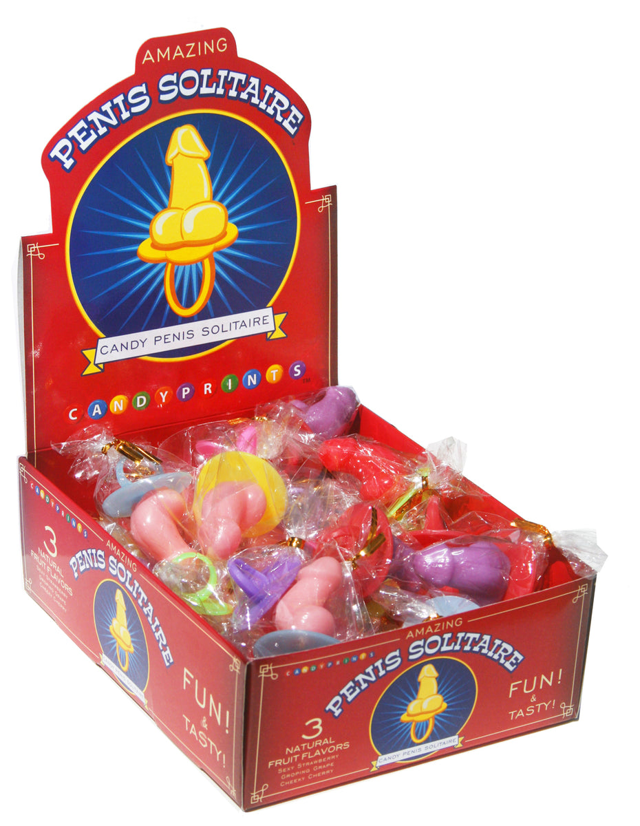 Amazing Penis Solitaire - 30 Piece Display Little Genie