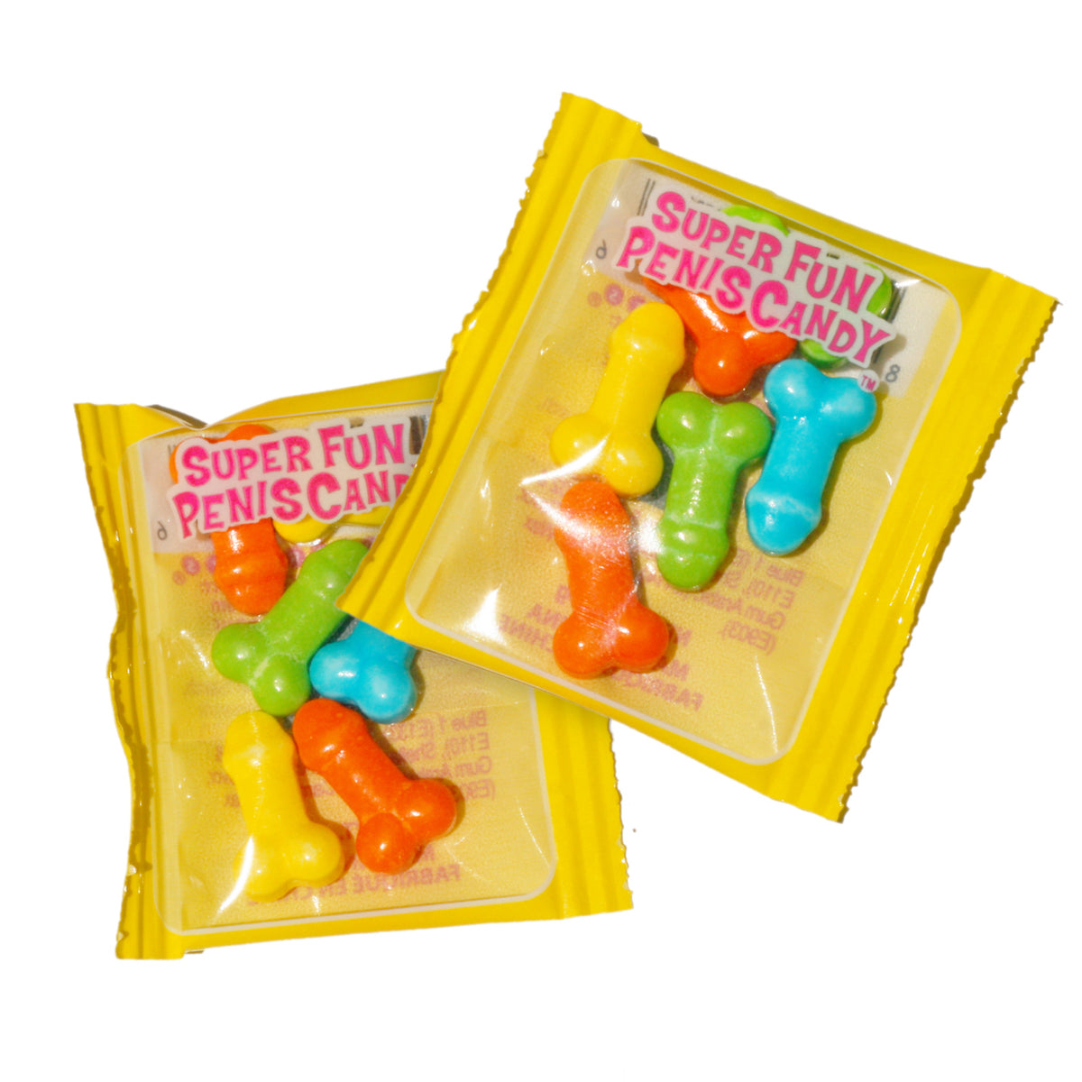 Super Fun Penis Candy - 100 Piece p.o.p Display - 3g Bags Little Genie