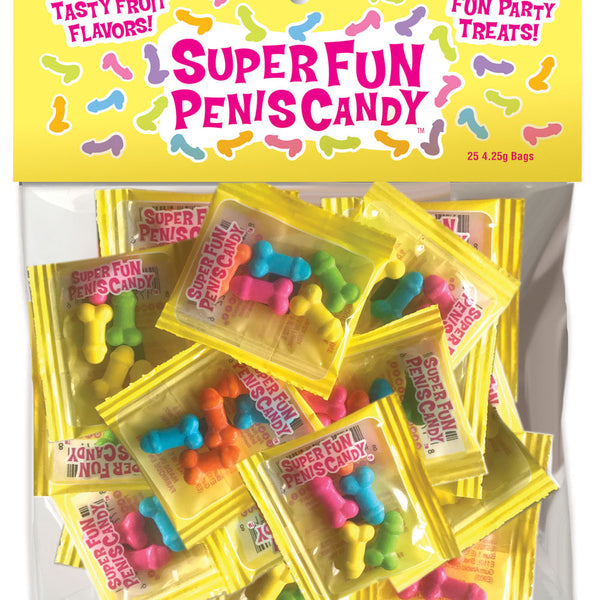 Super Fun Penis Candy 25 Individual Fun-Size Packages Little Genie