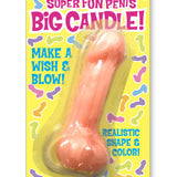 Super Fun Big Penis Candle - Pink Little Genie