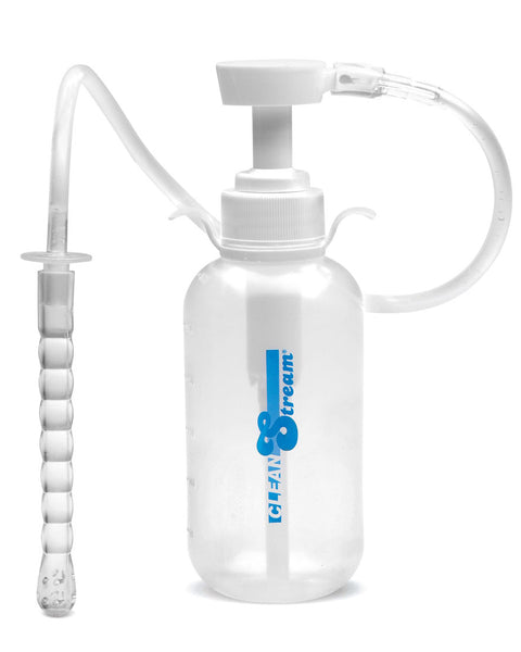 Pump Action Enema Bottle With Nozzle XR Brands Clean Stream