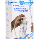 Pump Action Enema Bottle With Nozzle XR Brands Clean Stream