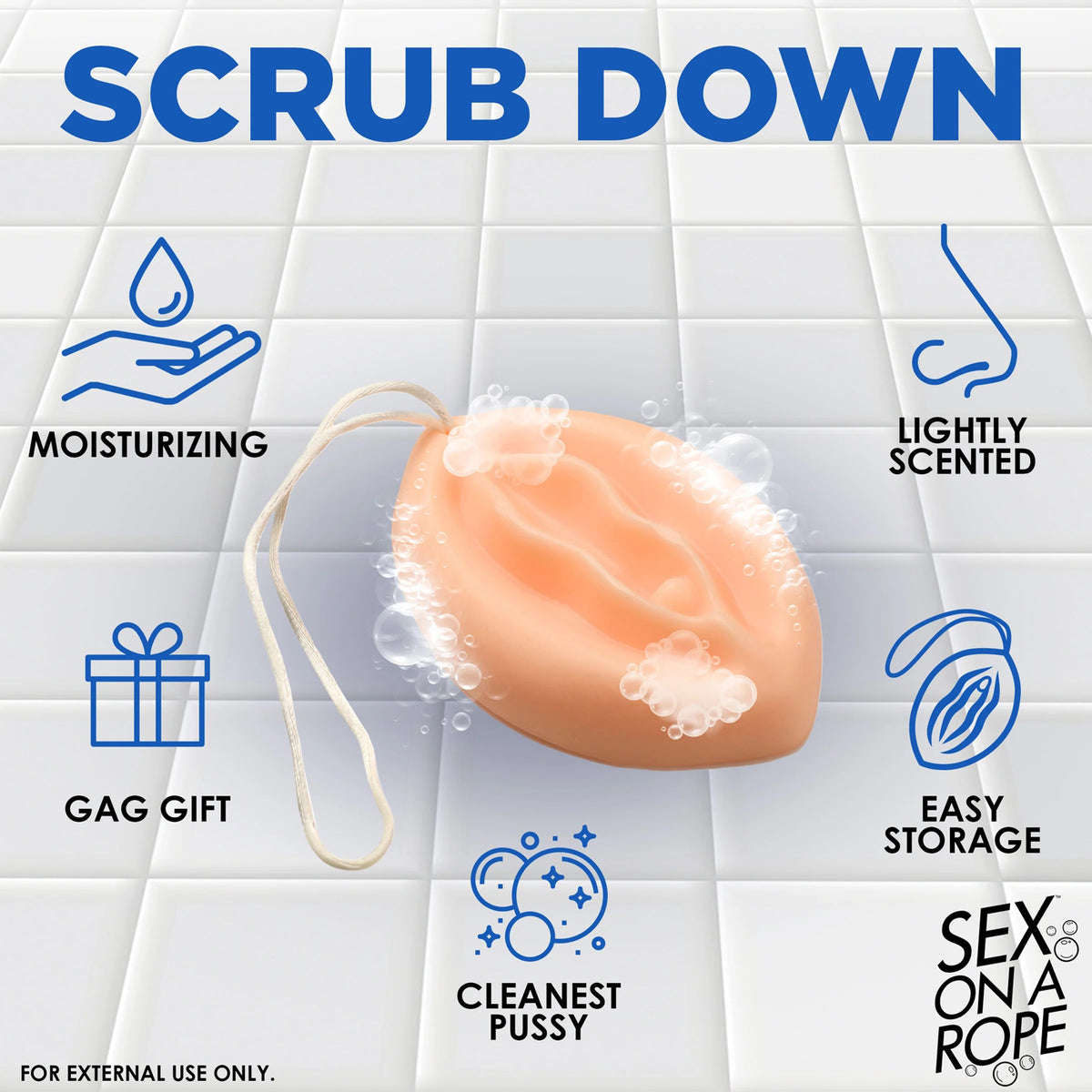 Pussy Soap XR Brands Clean Stream