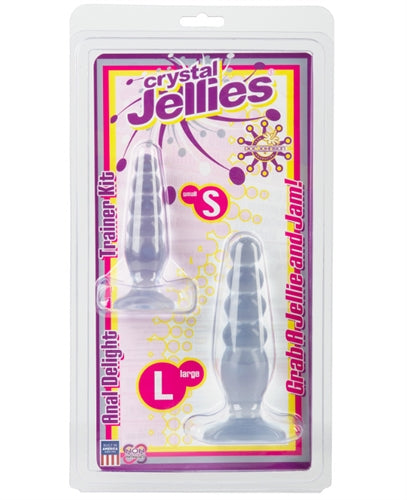 Crystal Jellies Anal Delight Trainer Kit Doc Johnson