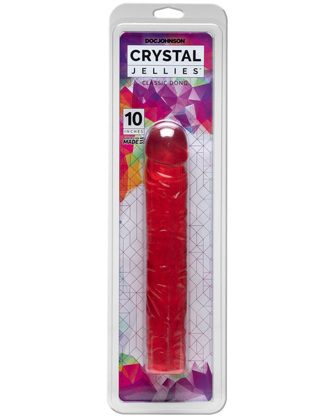 Crystal Jellies Classic Dong 10 Inch Doc Johnson