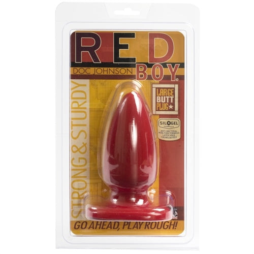 Red Boy Large 5 Inch Butt Plug Doc Johnson