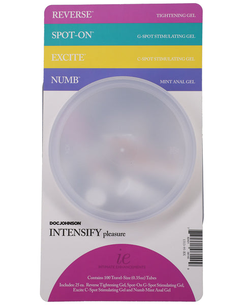 Intimate Enhancements - Intensify Pleasure -  Fishbowl Display - 100 Pieces -  0.35 Oz Tubes Sale Specials