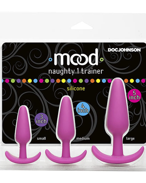 Mood - Naughty 1 Anal Trainer Set - Pink Doc Johnson