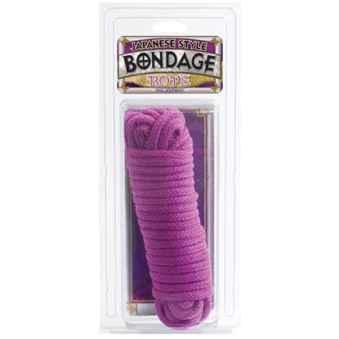 Bondage Rope - Cotton - Japanese Style - Purple Doc Johnson