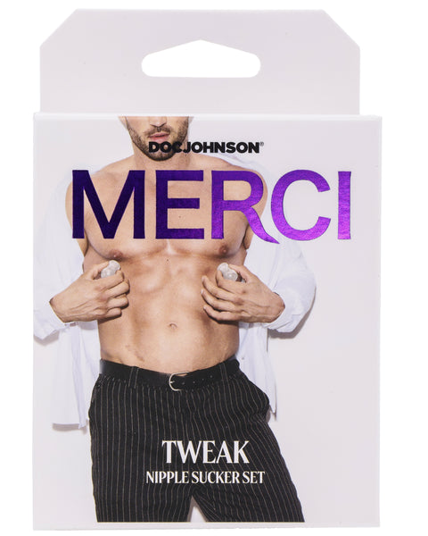 Merci - Tweak - Nipple Sucker Set - Clear Doc Johnson