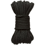 Merci - Bind and Tie - 6mm Hemp Bondage Rope - 30  Feet - Black Doc Johnson