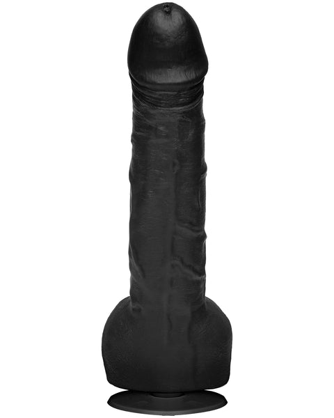 Merci - 10 Inch Dual Density Squirting Cumplay  Cock With Removable Vac-U-Lock Suction Cup -  Black Doc Johnson