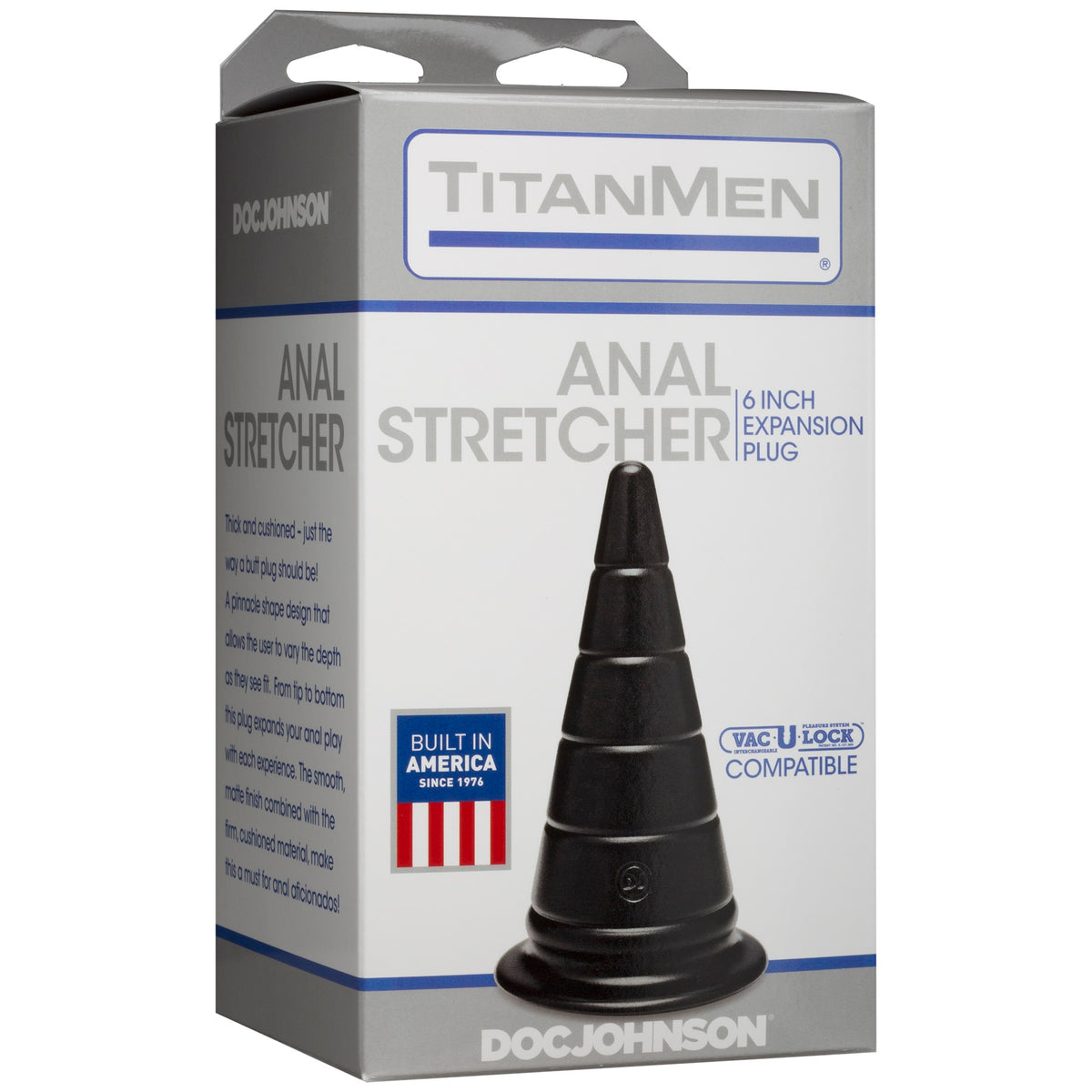 Titanmen Anal Stretcher 6 Inch Plug Doc Johnson