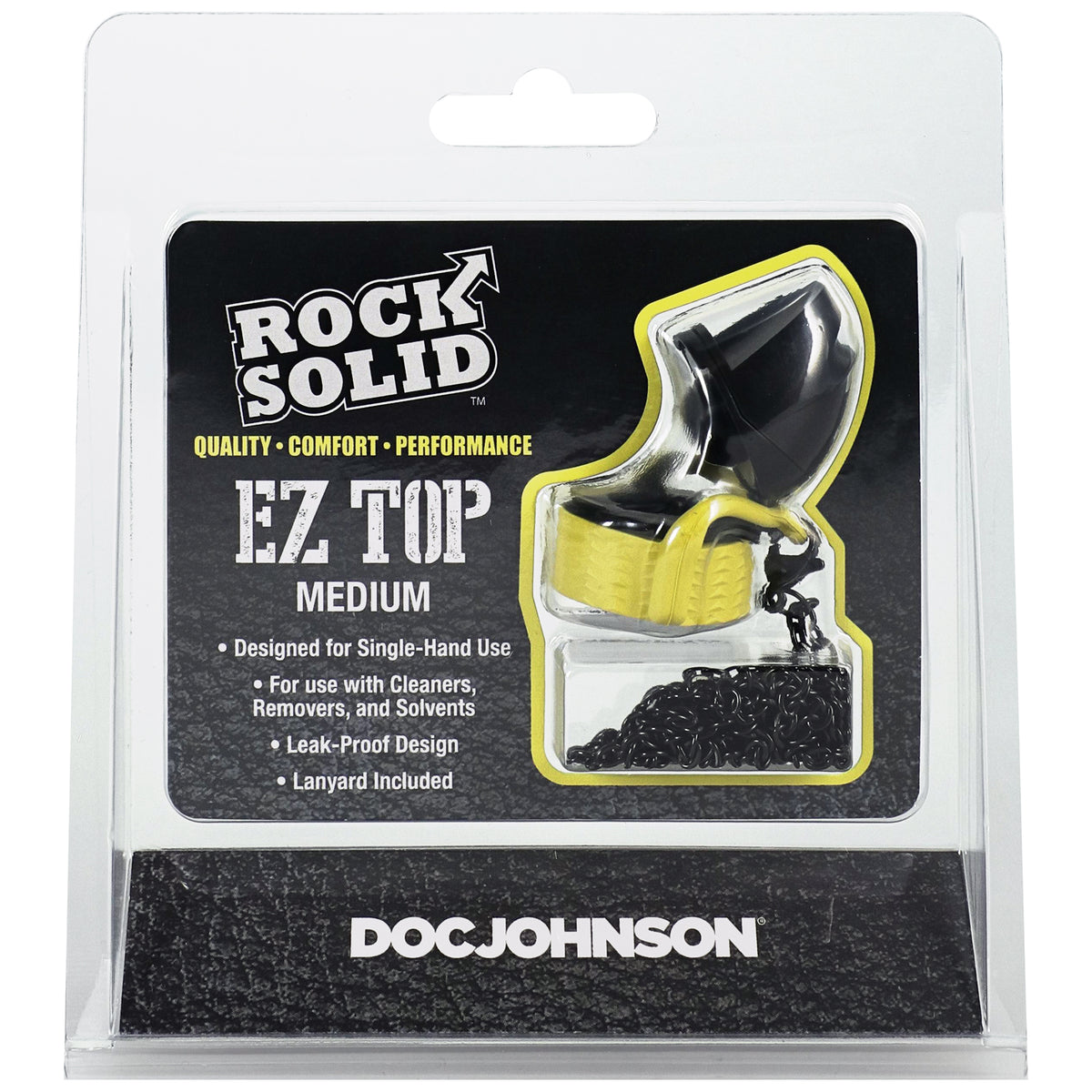 Rock Solid - Ez Top - Medium - Yellow Doc Johnson