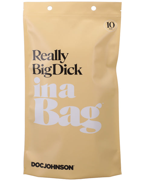 Really Big Dick in a Bag 10 Inch - Clear Doc Johnson