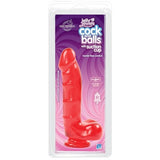 Jelly Jewels - Cock and Balls With Suction Cup Doc Johnson