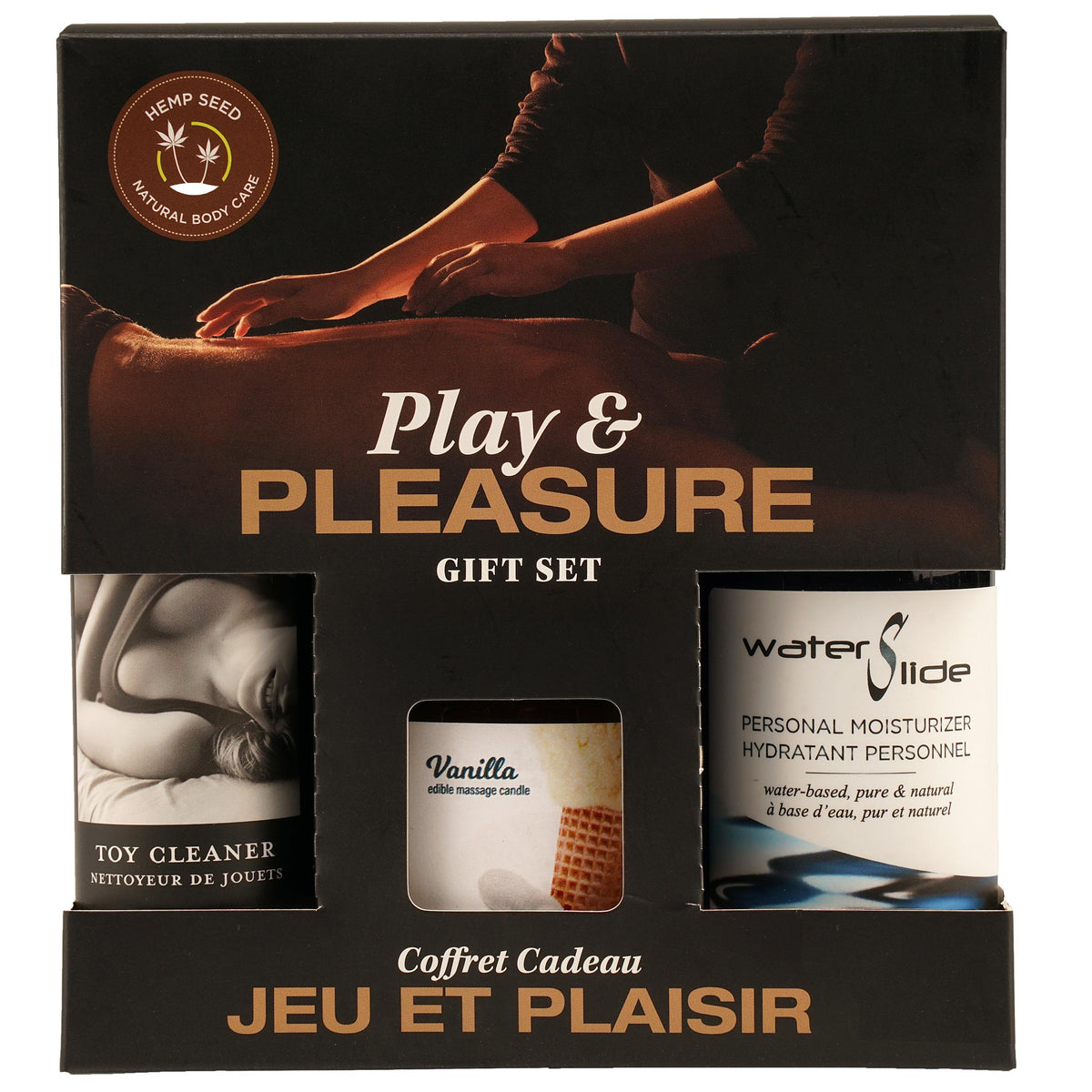 Hemp Seed by Night Play and Pleasure Gift Set - Vanilla Sale