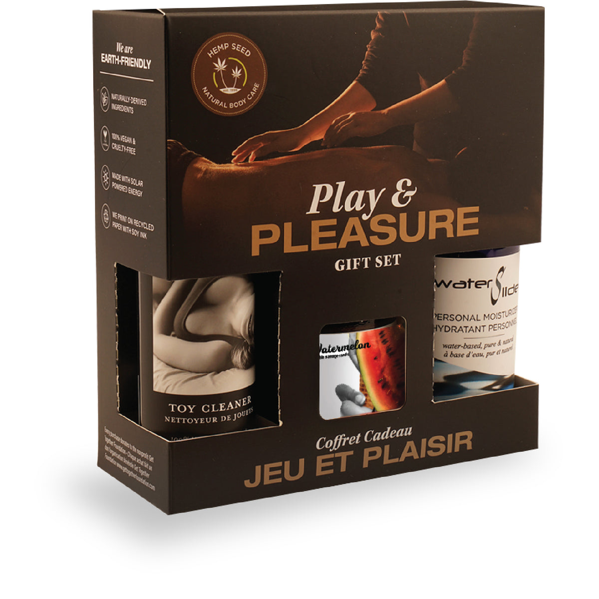 Hemp Seed by Night Play and Pleasure Gift Set - Pleasure Gift Set - Watermelon Sale