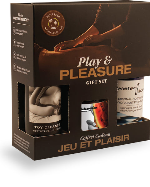 Hemp Seed by Night Play and Pleasure Gift Set - Pleasure Gift Set - Watermelon Sale