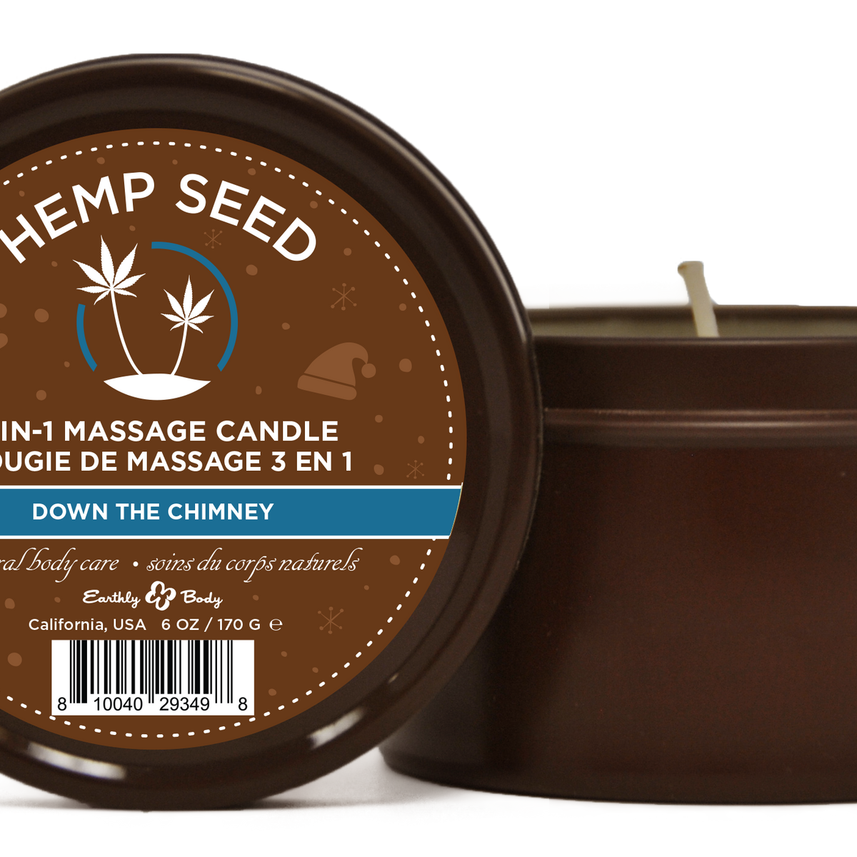 Hemp Seed 3-in-1 Massage Candle Down the Chimney  6oz/ 170 G Sale