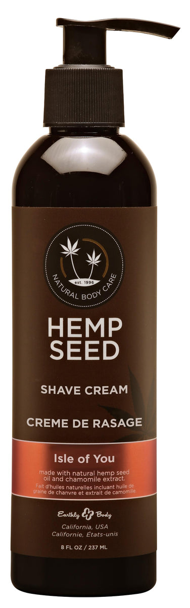 Hemp Seed Shave Cream - Isle of You 8oz Sale