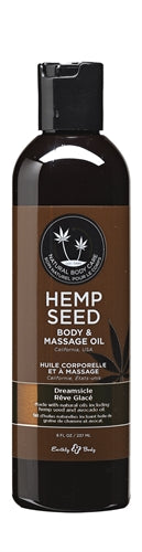 Hemp Seed Massage Oil Earthly Body