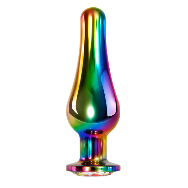 Rainbow Metal Plug - Large Evolved Novelties