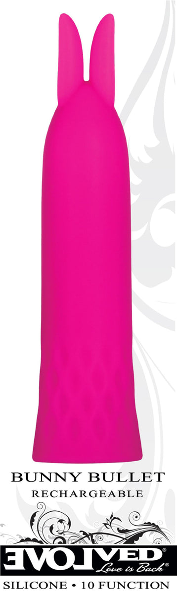 Bunny Bullet Rechargeable - Pink Evolved Novelties