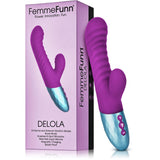 Delola Liquid Silicone Rabbit - Purple Femme Funn