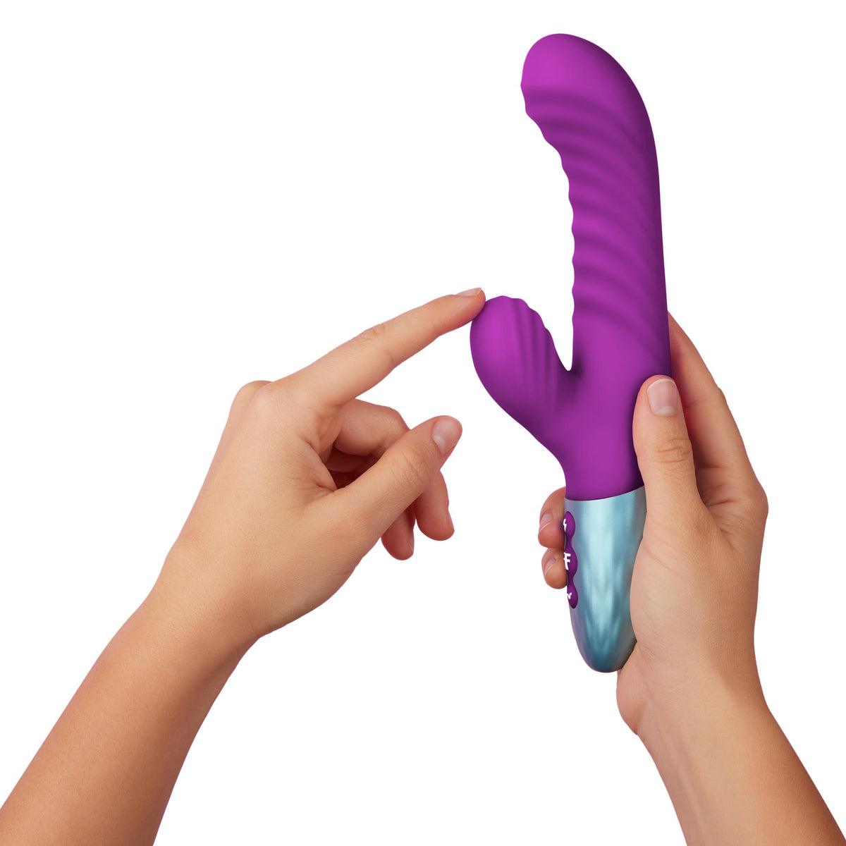 Delola Liquid Silicone Rabbit - Purple Femme Funn