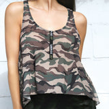 Savage Af Swing Top - Forest Camo - S/m Sale