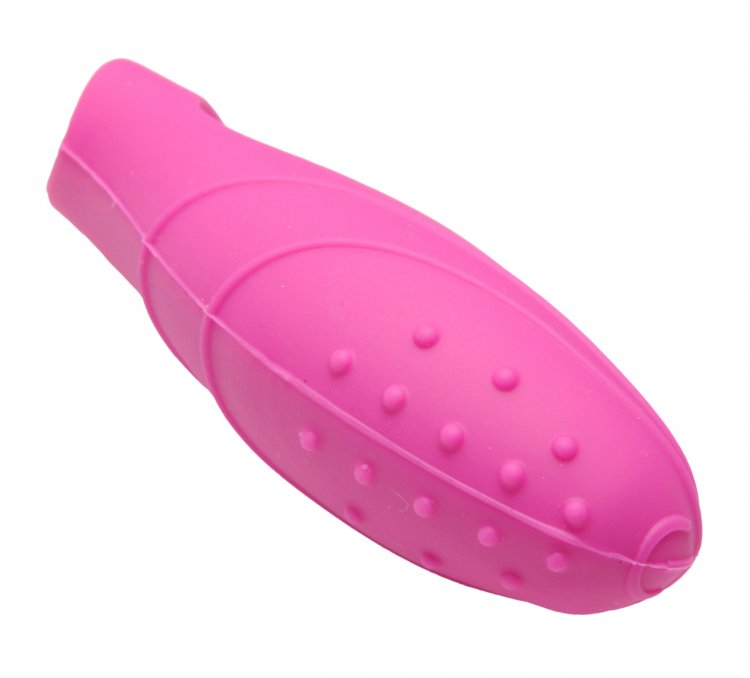 Bang Her Silicone G-Spot Finger Vibe Pink XR Brands Frisky