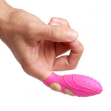 Bang Her Silicone G-Spot Finger Vibe Pink XR Brands Frisky