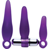 Fanny Fiddlers 3 Piece Finger Rimmer Set With Vibrating Bullet XR Brands Frisky