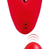 Love Connection Silicone Panty Vibe With Remote Control - Red XR Brands Frisky