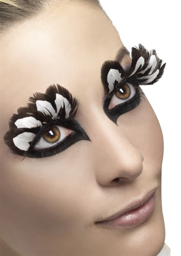 Feather Eyelashes - Brown Fever Lingerie