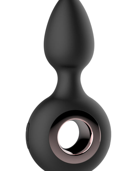 Gender Fluid Tremor Ring Plug Anal Vibe - Black Gender Fluid