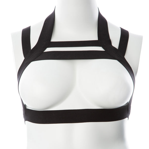 Gender Fluid Majesty Harness - Small-Large -  Black Sale Specials