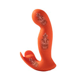 Crave 3 - G-Spot and Clit Vibrator - Orange Honey Play Box