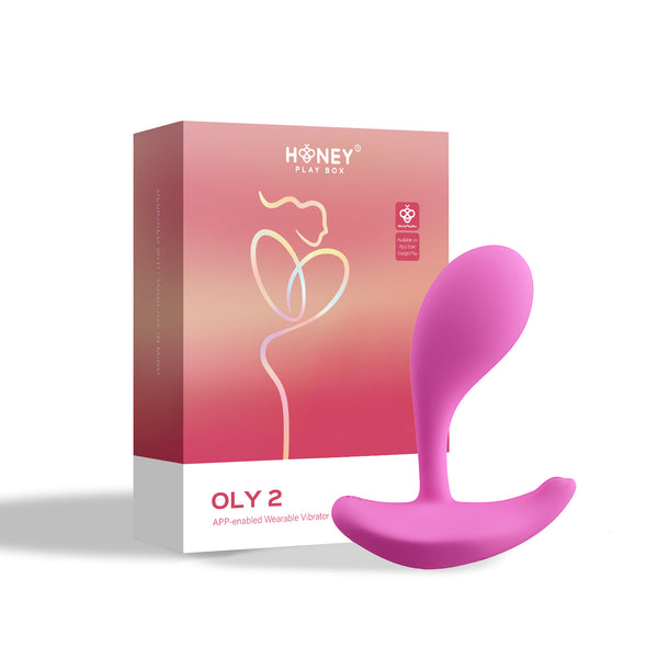 Oly 2 - App Enabled - Clit and G-Spot Vibrator -  Pink Honey Play Box