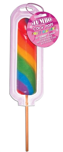 Jumbo Rainbow Cock Pops - Each Hott Products