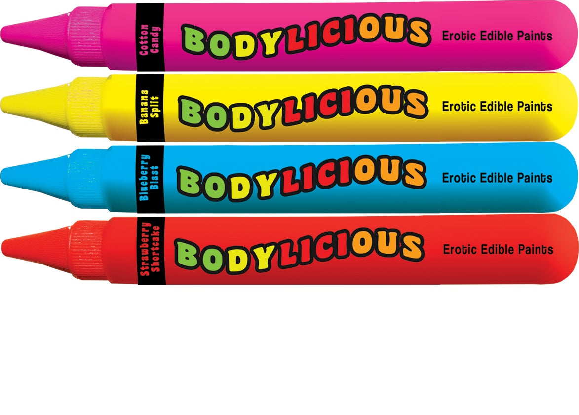 Bodylicious Edible Body Pens - 4pk. - Assorted  Flavors Hott Products