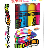 Bodylicious Edible Body Pens - 4pk. - Assorted  Flavors Hott Products