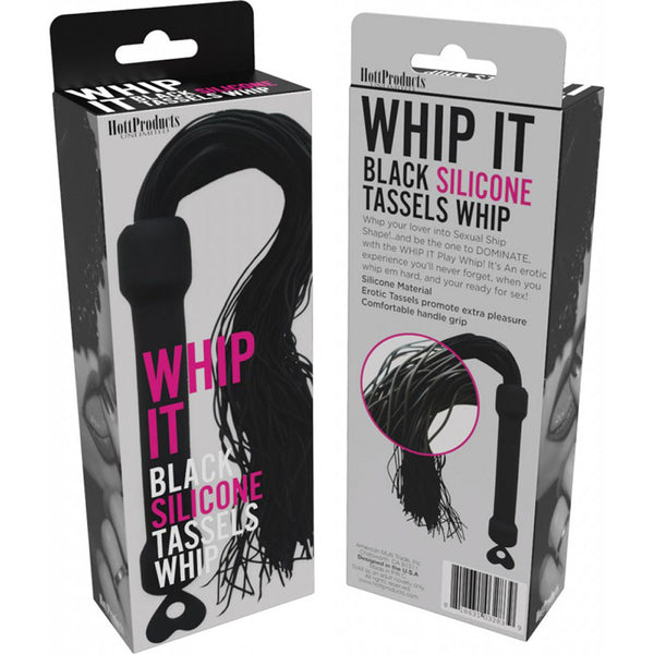 Whip It! Black Tassel Whip Hott Products