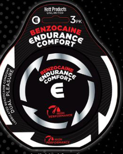 Endurance Comfort - Benzocaine Condoms - 3 Pk Hott Products