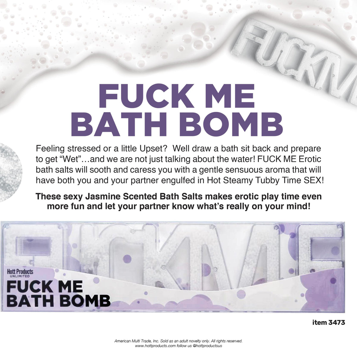 Fuck Me Bath Bomb - Jasmine Hott Products